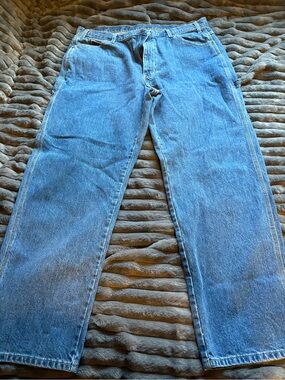 Dickies Men's Straight-Leg Light Blue Denim Jeans